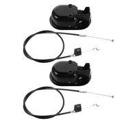 Toyvian 2 Pièces Poignée de Traction en Alliage Noir pour Fauteuil Inclinable, Câble de 36 Pouces, Haute Durabilité et Ajustement Fluide, pour Réparations et Améliorations