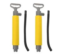 Toyvian 2 Pièces Pompe de Cale Manuelle pour Kayak, Légère, Poignée | Pompage Manuel, Tuyau Réversible Inclus, Plastique Eva, pour Bateaux et Secours en Navigation