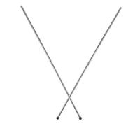 Toyvian 2 Pièces Poteaux de Remplacement Fer Foot Tiges Robustes avec Embouts de Sécurité Accessoires Football de Table pour Garçon Fille et Adultes