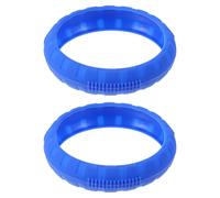 Toyvian 2 pièces Protective Silicone Dumbbell Covers Anti-skid Wear-resistant Practical Grip Sleeves For Fitness Training