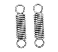 Toyvian 2 Pièces Ressorts Robustes pour Chaise Hamac Acier Inoxydable Absorption des Chocs Installation Facile Matériel de Suspension Extérieur pour Balançoires et Fauteuils Suspendus