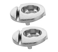 Toyvian 2 pièces Roller Skate Buckle Aluminum Alloy Hardware Pin Rivets Secure Lock Adjustable Strap for Inline Skates