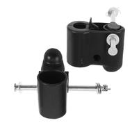 Toyvian 2 Pièces Roue de Poussette en Plastique Fixation Robuste, Diamètre de Trou 2,6/1,5 Cm, Rotation Fluide pour Poussettes et Chemins de Parc