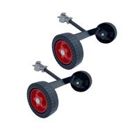 Toyvian 2 Pièces Roues de Support pour Tondeuse à Gazon Kit de Roues Auxiliaires pour Débroussailleuse Électrique et Système de Outils de Jardinage avec Amélioré et Mobilité Facile