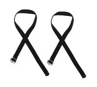 Toyvian 2 Pièces Sangles de Marteau Réglables pour Équitation Sangles Western Noires Accessoires Équestres Unisexes pour Entraînement et Compétition