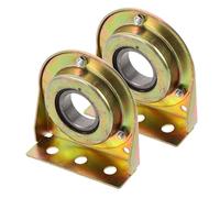 Toyvian 2 Pièces Siège de roulement de poulie à Effet de Support de Support Boîtier de poulies à Effet de Portant avec Un logement Cadre de Rouleau Doré