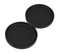 Toyvian 2 pièces Soucoupe de Fleurs Céramique Lot pour Drainage Tray de Pots de Fleurs Intérieur Extérieur Protection Fuites Eau et de Stockage