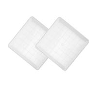 Toyvian 2 Pièces Soucoupe de Plante Plateau Plastique Épais pour Pots Support de Drainage pour Plantes Intérieur et Extérieur pour et Bonsai