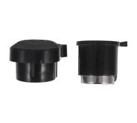 Toyvian 2 Pièces Soupape de Décharge en Acier Inoxydable Noir | Remplacement pour Couvercle, Pièce de Rechange, Usage la Cuisine Familiale, Aide à Maintenir L'hygiène