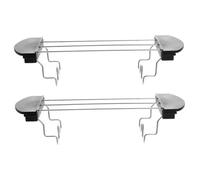 Toyvian 2 pièces Support Acier Inoxydable Stable pour Réchauffage et Refroidissement de Toasts et Sandwichs Accessoire pour Machine à Toaster