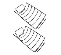 Toyvian 2 Pièces Support Barbecue Inoxydable Rack Multi Fonctionnel Adhésif pour Cuisson de Poulet Côtelettes Accessoires de Barbecue pour Repas Plein Air