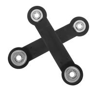 Toyvian 2 Pièces Support de Bras de Roulement Extérieur 6 Pouces en Fer | Installation Simplifiée, Résistance à Déformation, pour Fauteuil à Bascule et Glisseur Extérieur