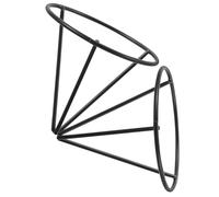 Toyvian 2 Pièces Support de Culture Triangulaire pour Semis Hydroponiques Rack Robuste pour Germoir et Plateau de Rempotage Observation Claire Lot