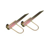 Toyvian 2 Pièces Support de Parasol Acier pour Plage Ancre à Sable et Piquets pour Jardin pour Camping et Activités Extérieures