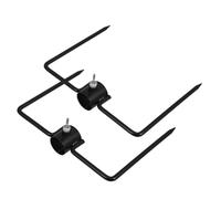 Toyvian 2 Pièces Support de Piquet de Drapeau pour Jardin Stabilisateur de Pôle Umbrella et Drapeau Accessoire Multifonctionnel pour Activités Extérieures pour Plage Camping Jardin