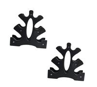 Toyvian 2 pièces Support Haltères Niveaux Robuste PP pour Rangement Gym et Domicile Rack Rangement Poids Espace Compact