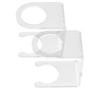 Toyvian 2 Pièces Support Mural pour Batte de Baseball en Acrylique Minimaliste, Porte-balles et Porte-Mini-bâton Pratique pour Rangement et Décoration Murale