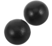 Toyvian 2 Pièces Support pour Contemplation en Caoutchouc Noir Stabilité et Protection et Équilibrage des Chakras pour Diapason