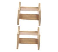 Toyvian 2 pièces Support Tonneau Bois pour Distributeur Boissons Base Stable et Élégante pour Bar Cuisine Buffet Support pour Jerrican Cruche et Fontaine