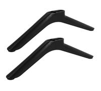 Toyvian 2 pièces Support TV Stable et Facile à Installer Base de Pied pour Téléviseur Support de Table Robuste et Pratique pour Maison Chambre et Hôtel