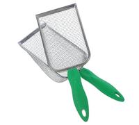 Toyvian 2 Pièces Tamis à Compost Tamisage Sable Compost Outil Manuel Pratique Acier Inoxydable pour Jardin pour Jardinage