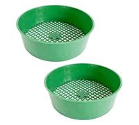 Toyvian 2 Pièces Tamis de Jardin Filtre à Sol pour Maillage Fin de Outil de Jardinage Polyvalent pour Filtrer Optimiser Texture Sol