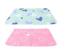 Toyvian 2 Pièces Tapis de Cage pour Petits Animaux, Alèse Lavable Réutilisable