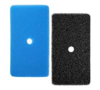 Toyvian 2 Pièces Tapis Filtrant en Éponge 26x14x2,5 Cm pour Aquarium Eau Douce et Salée, Design Réutilisable et Sûr, Accessoire pour Entretien Bassin et Filtration