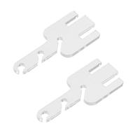 Toyvian 2 Pièces Tendeur de Fil pour Machine à Tricoter K-Type Accessoire Compatible Addi King et Express Régulateur de Tension Facile à Installer pour Tricotin et Fixation Machines