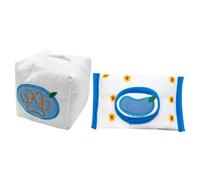 Toyvian 2 Pièces Tirez des Jouets en Papier Chien pour Nasiller De La Nourriture Animal De Compagnie Enrichissement Renifler Blanche Tissu Oxford