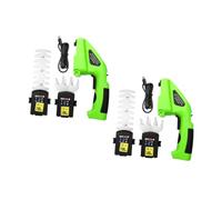 Toyvian 2 Pièces Tondeuse Électrique à Haie Sécateur de Jardin Rechargeable Outil Élagage Ergonomique pour Tailler Branches Entretenir
