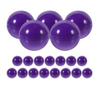Toyvian 20 Boules de Tombola Creuses en Plastique Ouvrables 4 Cm Violet - Lot de 20 Pièces pour Activités Team Building, Jeux de Société et Distributeurs Automatiques, Accessoires Festifs