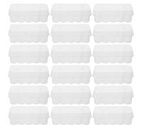 Toyvian 20 pièces Boîte Plastique Rangement Flacons Transparente avec Couvercle Coffret pour Stockage Laboratoire Congélateur Centre et Hôpital