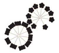Toyvian 20 Pièces Étiquettes de Plantes Lot de Panneaux de Jardin Multi Usage avec Espace pour Décorations Pratiques pour Identification des Plantes et Marquage des Variétés