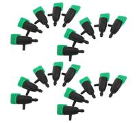 Toyvian 20 Pièces Goutteur D'irrigation Réglable Structure Monobloc en PP, Installation Facile 360° Sortie d'eau Anti-Obstruction pour Jardin et Pelouse