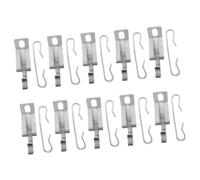 Toyvian 20 pièces Kit Clips Aluminium Pour Câbles Chauffants Extérieurs Crochets Gouttières Et Entretoises Pour Fixation Sans Perçage Sur Toiture Compatible Isolation Chauffage Toit