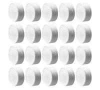 Toyvian 20 Pièces Lingettes Compressées Jetables en Non-tissé Blanc, Serviettes de Toilette Multifonctions pour Voyage et Activités Extérieures, Tablettes Pratiques