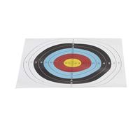 Toyvian 20 Pièces Papier de Tir à L’Arc 40x40cm, Imprimé Couleur | Guidage de Score, Lisibilité en Faible Lumière, Usage Intérieur et Extérieur, pour Débutants et Cours