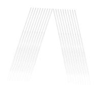 Toyvian 20 Pièces Piques de Support pour Plantes Transparente Lot de Piques Acrylique pour Tige Unique Support Orchidée Tomates et Vignes Intérieur et Extérieur