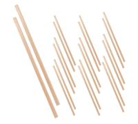Toyvian 20 Pièces Plinthes en Bois Miniatures pour Maison de Poupée Moulures Murales Décoratives Baguettes de Finition Robustes pour Projets Bricolage et Modélisme Miniature