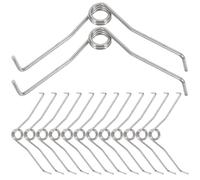 Toyvian 20 pièces Ressorts de Rechange pour Sécateurs Acier Inoxydable Ressorts Gauche et Droit Courbés pour Précise et Facile Accessoires de Remplacement pour Élagage et Jardinage