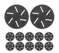 Toyvian 20 Pièces Têtes de Lime à Meuler pour Appareil Électrique Enlever Callosités Pieds Recharge Râpe Électrique Pédicure Tête Abrasif Ronde Solide ABS Usage Maison Bureau Voyage