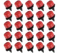 Toyvian 200 Pièces Émetteur D'arrosage Localisé, Goutteur D'irrigation PP Rouge, Bloque Le Trou en Arrosage Goutte à Goutte, pour Plantes, Espaces Verts Publics et Irrigation des Terres