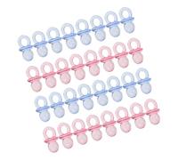 Toyvian 200 Pièces Mini Sucettes Acryliques Colorées pour Décoration de Fête Confettis Festifs pour Baptême et Anniversaire Filles