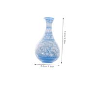 Toyvian 200 Pièces Miniature Vase Micro Landscape Decoration Tiny Resin Flower Pots for Dollhouse Mini Furniture and Garden Accessories Charming Miniature Decor