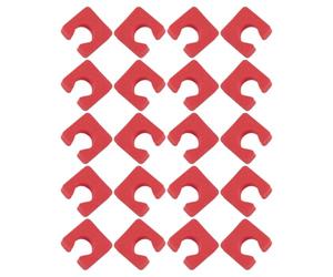 Toyvian 200 Pièces Séparateur D'orteils Jetable en Écume Eva Rouge, Confortable et Polyvalent, pour Spas de Manucure et Routines de Réhabilitation