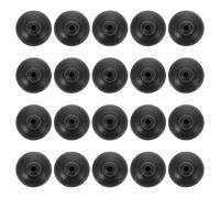Toyvian 20pcs Ventouses de Pompe à Oxygène en Caoutchouc Noir Forte Aspiration et Installation Facile pour Aquarium et Toute Surface en Verre