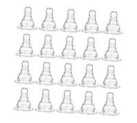 Toyvian 20pièces Bouchons De Bouteille Silicone Pour Bière Jus Et Autres Boissons Accessoires Pour Jeux Et Fêtes Entre Adultes