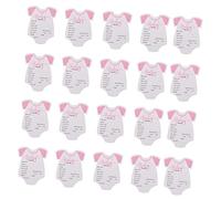 Toyvian 20pièces Cartes De Prédiction Et Conseils Pour Fournitures De Fête De Naissance Et Pour Nouveaux Parents