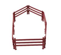 Toyvian 20pièces Clôture Jouet Lot de Mini Clôtures De Jardin pour Animaux Ferme Et Enclos De Ferme Jouet Cognitif